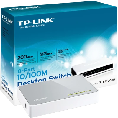 TP-LINK 8-Portni switch, 200Mbps, 10/100M - TL-SF1008D