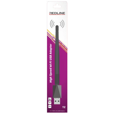 REDLINE Wi-Fi mrežna kartica, USB, 2.4 GHz, 2 dB, 150 Mbps, RT7601 - T2 WiFi antena