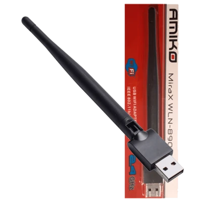 Amiko Wi-Fi mrežna kartica, USB, 2.4 GHz, 150 Mbps - WLN-890