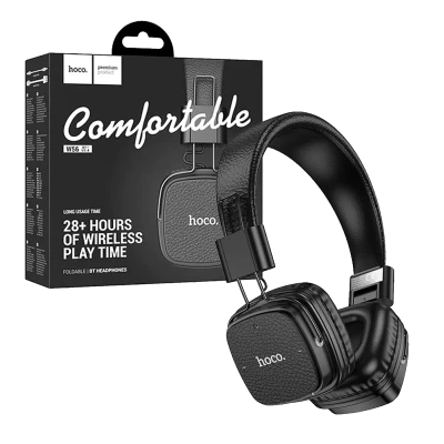 hoco. Bežične/žične slušalice, Bluetooth, AUX - W56 Earl, Black