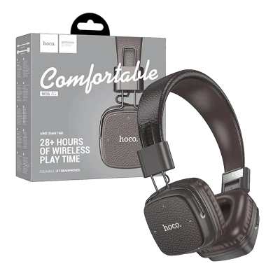 hoco. Bežične/žične slušalice, Bluetooth, AUX - W56 Earl, Brown