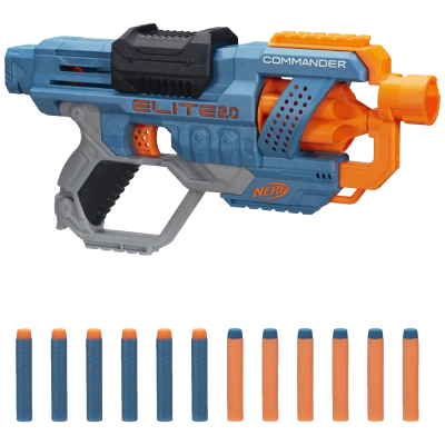 Nerf Dječija igračka, puška - blaster, sa 12 projektila - Elite 2.0 Commander RD-6