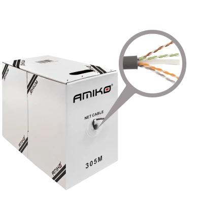Amiko Mrežni UTP kabl, CAT5e, CCA, 305 met - CAT5e UTP CCA 305m