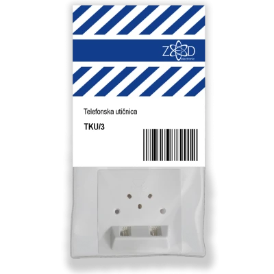 ZED electronic Telefonska utičnica, 2 x mikroutikač, 1 x tropolni utikač - TKU/3