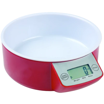 MELCHIONI family Vaga, kuhinjska, sa posudom, LCD display, crvena boja - ALLEGRA RW