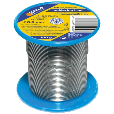 SMA Tinol za lemljenje, Ø0.8 mm, 100g - SW 0.8/100