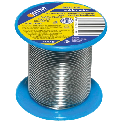SMA Tinol za lemljenje, Ø2.0 mm, 100g - SW 2/100