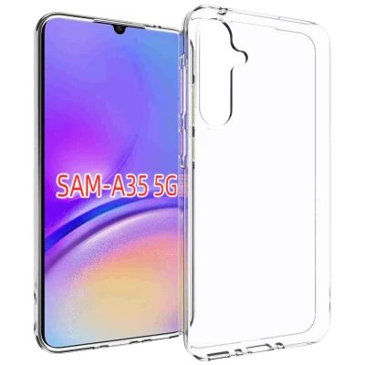 NN-Su Maska za Samsung A35 5G, Transparent - Galaxy A35 5G TPU Phone Case