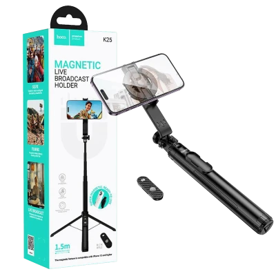 hoco. Selfie stick s bežičnim daljinskim upravljačem i stativom - K25