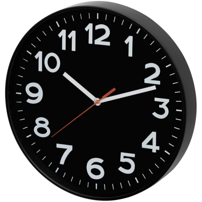 home Zidni sat za dom AWC300BK, staklena prednja strana, visoki k