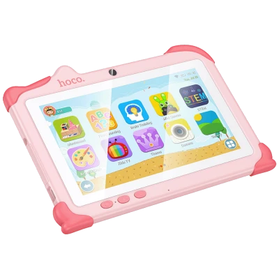 hoco. Tablet 7", Quad Core 1.3 GHz, RAM 4GB, 32GB, 3000 mAh - HI16 Pink