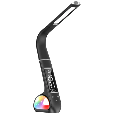 MeanIT Lampa, LED, stolna sa satom i alarmom - L10