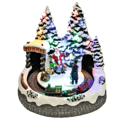 home Dekorativna LED rasvjeta, Djed Mraz, fotograf, djeca - DRM 8