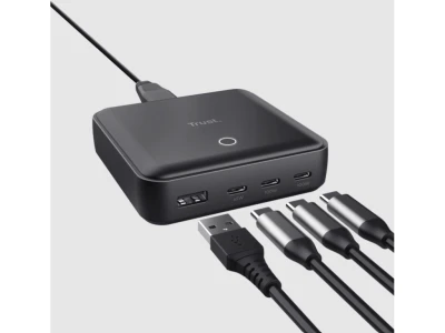 Trust Maxo 100W 4-port USBdesktop punjač, 3 USB-C porta,1 USB-A port