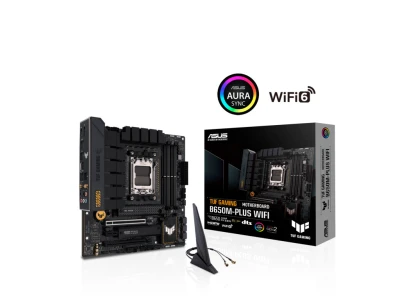 ASUS MB TUF GAMING B650M-PLUSWIFI, AM5, 4x DDR5, DP, HDMI,2x M.2, 4x SATA, 8xUSB, mATX