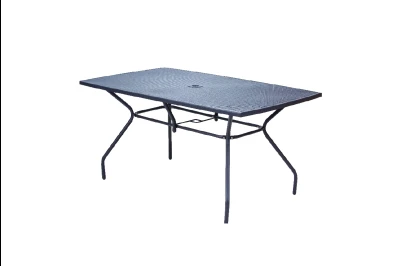 Sto metalni MELFI 1500x900x740mm -sivi