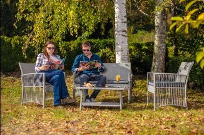 Bastenski set - MALAGA sivi