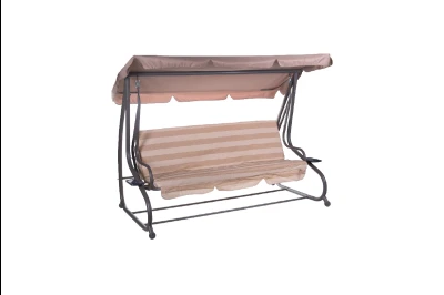 Crete (delux) bez/bela - bastenska ljuljaska trosed