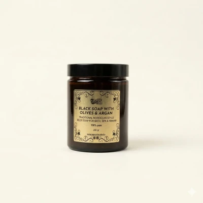 Marokanski crni sapun - Beldi - 200 gr