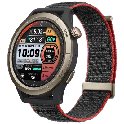 Amazfit Pametni sat, 1.45" AMOLED, vodootporan 5ATM, BT, GPS - Cheetah Pro Black