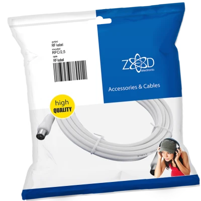 ZED electronic Antenski kabl sa RF - konektorima, 2.5 met - RFC/2,5
