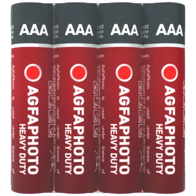 Agfa Baterija Zinc-Carbon, AAA, 1.5V pak. 4 komada - AAA SHRINK S4