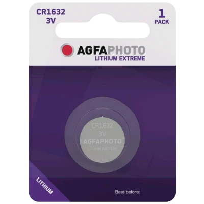Agfa Baterija litijska, CR1632, 3V, dugmasta, blister 1 kom. - CR1632 B1
