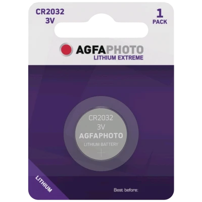 Agfa Baterija litijska, CR2032, 3V, dugmasta, blister 1 kom. - CR2032 B1