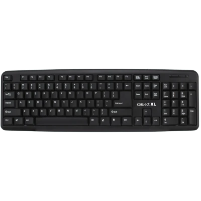Connect XL Tastatura sa Qwerty rasporedom, USB, crna boja - CXL-K100