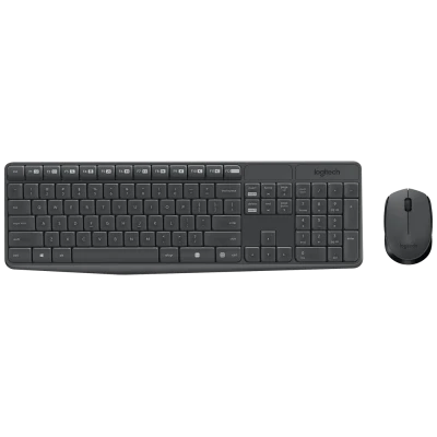 Logitech Tastatura + miš, bežični set, 2.4 GHz - MK235