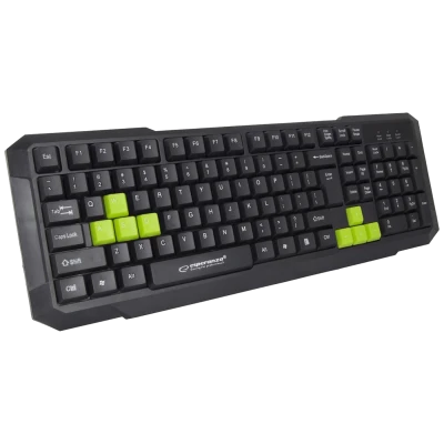Esperanza Tastatura, gaming, USB, Aspis Green - EGK102G