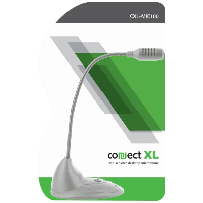 Connect XL Mikrofon za PC sa postoljem, konekcija Jack 3,5mm - CXL-MIC100