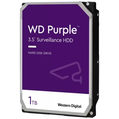 Western Digital Hard disk 3,5", 1TB, Caviar Purple, pog. za video nadzor - WD10PURZ