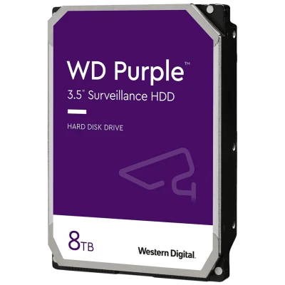 Western Digital Hard disk 3,5", 8TB, Caviar Purple, pog. za video nadzor - WD84PURZ
