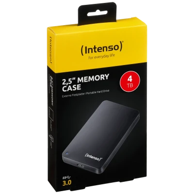 (Intenso) Eksterni Hard Disk 2.5", kapacitet 4TB, USB 3.0, Crna b - HDD3.0-4TB/Memory Case
