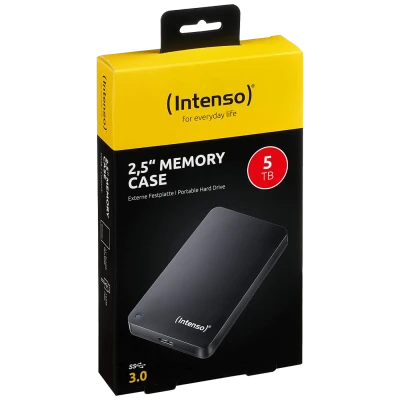 (Intenso) Eksterni Hard Disk 2.5", kapacitet 5TB, USB 3.0, Crna b - HDD3.0-5TB/Memory Case