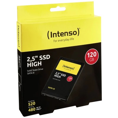 (Intenso) SSD Disk 2.5", kapacitet 120GB, SATA III High - SSD-SATA3-120GB/High
