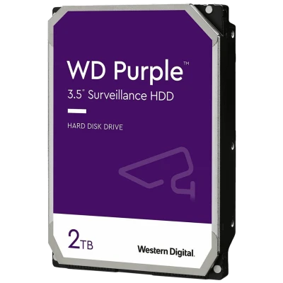 Western Digital Hard disk 3,5", 2TB, Caviar Purple, pog. za video nadzor - WD22PURZ
