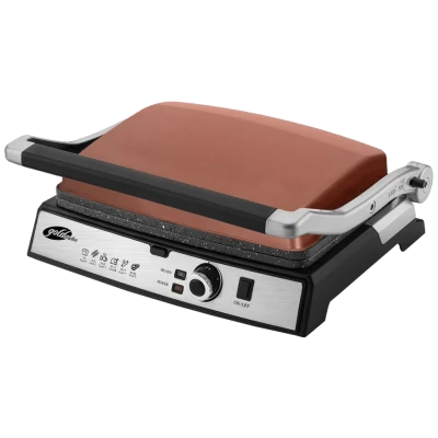 Goldmaster Grill kontaktni, granitni premaz, otvaranja za 180°, 2000W - GM-7450G Tostmix - Gold