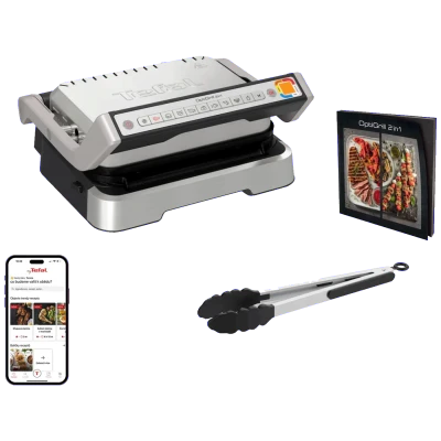 Tefal Grill kontaktni, 2u1, 2000W, Optigrill - GC773D30