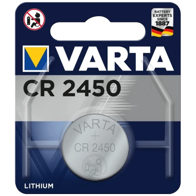 Varta Baterija litijska, CR2450, 3 V, dugmasta, blister 1 kom