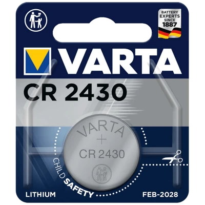 Varta Baterija litijska, CR2430, 3 V, dugmasta, blister 1 kom