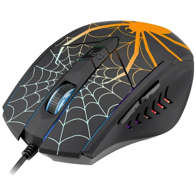 Tracer Miš optički, gaming, 1600 dpi, RGB, USB - GAMEZONE Black Widow RGB