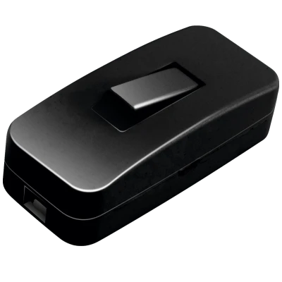 home Strujni prekidač, 4A / 250V, crni - NV 1K /BK