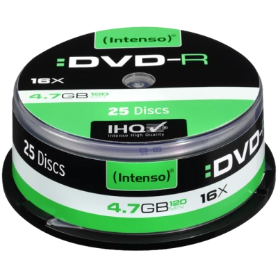 (Intenso) DVD-R 4,7GB pak. 25 komada Cake Box - DVD-R4,7GB/25Cake