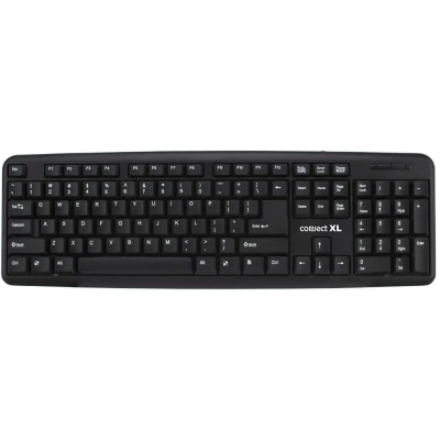 Connect XL Tastatura sa Qwerty rasporedom, USB, crna boja - CXL-K100