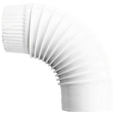 DINAMO Dimovodna kriva/koljeno, bijela - Kriva bijela