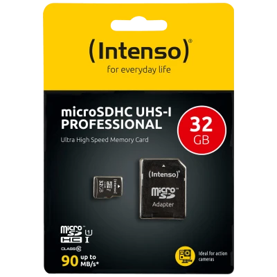 (Intenso) Micro SDHC/SDXC kartica 32GB Class 10, UHS-I +adapter, Pro - MicroSD 32GB Class10 UHS-I Pro