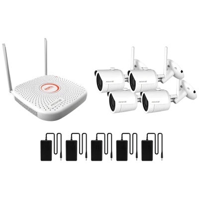 Amiko Home Set za video nadzor, 2 Mpixel, 4 x bullet cam., 9 ch, WiFi - WIFI KIT-4900