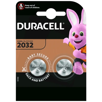 Duracell Baterija litijska, CR2032, 3V, dugmasta, blister 2 kom. - CR2032 B2